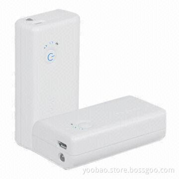 External power bank with 2,600mAh, different color, Fits for Apple iPhone, Nokia, Samsung and more